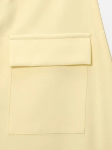 Vestido sin mangas con cuello redondo, decoración de botón delantero y cinturón de cintura, nueva llegada de verano de Seelio para mujer