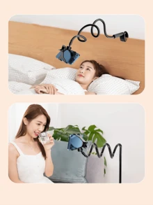 Slouchy手机支架桌面床头创意通用手机旋转螺旋支架床头床边桌面躺着看剧宿舍通用好物Nan360°旋转