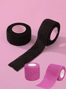 2/6 Bandagens protetoras para nail art, bandagens autoadesivas para manicure, fáceis de rasgar, fita autoadesiva elástica respirável multifuncional adequada para uso doméstico e em salão, suprimentos para unhas, ferramentas para unhas, ferramentas para nail art, volta às aulas, unhas, ferramentas para unhas postiças