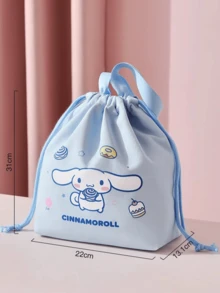 Sanrio Insulated Lunch Bag, Thickened Version, Extra Large Capacity & Three-Layer Protection, Waterproof & Durable, Cute Cartoon Designs, Wide Handle & External Pocket, Perfect for School, Work, Picnics & Travel, Keeps Food Fresh, Easy to Clean, Gift for Her - B款 - 查看 7