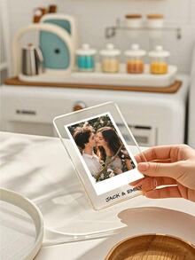 Customized Acrylic Photo Refrigerator Sticker - Customized Photo Decoration - Refrigerator Storage Cabinet, Office Home - Customized Magnetic Gift | Save Your Best Photos. Personalized Photo Decoration Customization, Anniversary Gift, Wedding Gift, Photo Gift, Gift For Her, Moving Gift, Photo Wall Gallery, Gift For Him - Transparent - View 3