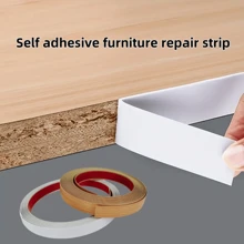 1 PIEZA 300cm Cinta para reparación de bordes de muebles, de aplicación autoadhesiva, para mejoras en muebles y encimeras, tira flexible de PVC, perfecta para decoración de habitaciones