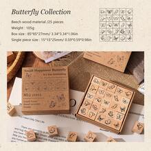 41件套印章套装，包含40枚字母和数字符号印章，DIY小型印章，两种款式可选：印刷体和手写体。圣诞节送给家人和朋友的礼物；毕业送给同学的礼物。 - 彩色 - 查看 19