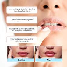 venrock ✨24H Color-Locking, Three-Dimensional Lip Plumping|Sweat-Proof Waterproof Nourishing Lip Liner  Is Smooth And Non-Smudging/Vitamin E Lip Moisturizing/Triangle Pen Barrel Precise Hooking-Lip Liner - Grapefruit Glow - 查看 6