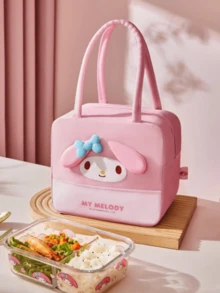 Sanrio Insulated Lunch Bag, Extra-large capacity version, Three-Layer Protection, Waterproof & Durable, Cute Cartoon Designs, Wide Handle & External Pocket, Perfect for School, Work, Picnics & Travel, Keeps Food Fresh, Easy to Clean, Gift for Her