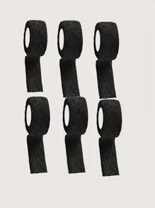 2/6 Bandagens protetoras para nail art, bandagens autoadesivas para manicure, fáceis de rasgar, fita autoadesiva elástica respirável multifuncional adequada para uso doméstico e em salão, suprimentos para unhas, ferramentas para unhas, ferramentas para nail art, volta às aulas, unhas, ferramentas para unhas postiças