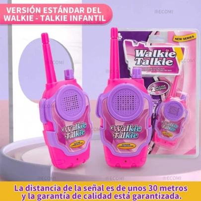 FATSHEI Radio Walkie Talkie Para Niños Aventuras Al Aire Libre 2 Pcs, Mini walkie-talkies para niños, paquete de 2, llamada inalámbrica, juguetes interactivos para padres e hijos para exteriores, celular para niños.