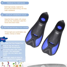 Unisex Soft, Lightweight And Comfortable Swim Fins/Flippers For Free Swimming