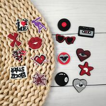 16pcs Cartoon Y2K Shoe Accessories Shoe Flower Shoe Buckle PVC Sandals Decoration - Shoe Charms Gifts Cute Boots Accessories Wedding Shoes For Bride Heels