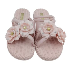 Sandalia Comoda Coquet Flores - Rosa - Ver 6