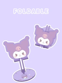 Sanrio Hello Kitty & My Melody 甜心系列多功能支架 - 手机支架，桌面友好型可爱手机支架，多功能 iPad 和平板电脑支架，床边懒人支架，便携可折叠