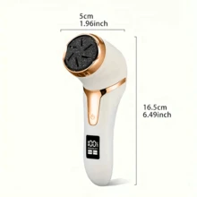Juego recargable portátil para eliminar callosidades en los pies - Herramienta de cuidado profesional de los pies, pantalla LCD, resistente al agua IPX6, para piel seca, áspera y agrietada, regalo del Día del Padre, Cuidado profesional de los pies | Cuidado moderno de los pies, Herramienta de cuidado de los pies - Multicolor - Ver 12