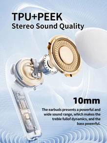 True Wireless Earbuds- Compatible With Apple & Android, Built-In Microphone, Sweat Resistant Earphones, Up To 24 Hours Of Battery Life,Ear Phones>Wireless,Airbus's,For Airpuds Case,Battery Life (180mAh), Bluetooth Name (A18)