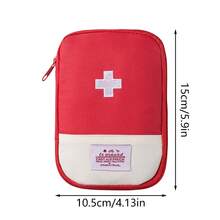 1 bolsa médica portátil, bolsa de almacenamiento de medicamentos, pequeña bolsa médica para salir, almacenamiento de viaje, botiquín de primeros auxilios a prueba de humedad - Multicolor - Ver 6
