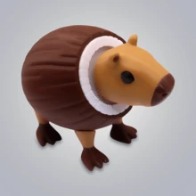 Figura Coleccionable Cococini Burbaloni Luliloli  | Diseño Tierno, Original y Divertido para Decorar o Regalar - Marrón - Ver 5