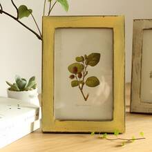 1pc Photo Frames, Rustic Wooden Picture Frames, Vintage 5-Inch Photo Holder, Farmhouse Style Wall Decor, Distressed Finish For Home & Office Display, Home Decor Gifts Birthday Graduation - Như đã trình bày - Xem 14