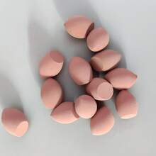 12个/包化妆海绵，粉底液、粉底霜适用，多色可选，不含乳胶，干湿两用，适合所有肤质，可用于化妆、家居装饰、梳妆台、旅行、卧室等场合，是化妆的理想之选。产品标签：粉扑、美妆蛋、散粉扑、化妆海绵、圣诞礼物、化妆工具、平价好物、礼品、女士礼品、圣诞礼物、赠品、旅行必备。 - 彩色 - 查看 7