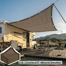 1pc High Density Sunshade Net, Suitable For RV, Patio, Balcony, Outdoor, Garden, Porch, Gazebo. Upgraded High-Quality Tear-Resistant Material, 78-90g/Sqm, Color May Vary - Multicolor - View 22