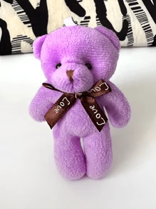 10pcs Assorted Teddy Bear Plush Toys, Cute Cartoon Stuffed Animals Decorative Pillows, Ideal Gift For Adults, Youth, Students, Boys, Girls, Birthday, Holiday