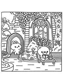 1pc CUTE LONDON: Coloring Book For Adults And Teens, Super Cute Designs Of Cozy,Release Emotions And Relieve Anxiety | Ideal Gift For Holidays And Special Occasions Back To School Coco Gifts Toys For Girls And Boys Teen Kids Toys - Multicolor - View 6