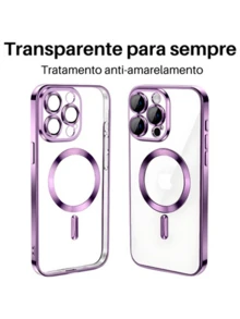 Magsafe Cover Case Luxury Fashion Premium Camera Protection For IPhone 12 13 14 15 16 Normal Plus Pro Max - Màu xanh hải quân - Xem 2