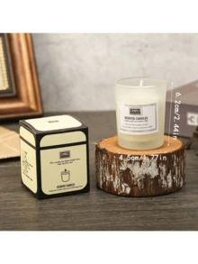 1/2PCS 无烟香薰蜡烛节日装饰附赠礼品家居装饰杯蜡简约风格北欧风格杯蜡 - 彩色 - 查看 12