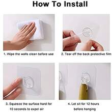 20pcs,Wall Hook Patches, Strong Adhesive Hooks, Traceless Hooks, Wall-Mounted Storage Rack Patch Accessories, No Drilling Required For Installation, Bathroom Hook Stickers, Suitable For Bathrooms, Kitchens, Behind Doors, And Offices.