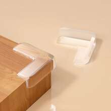 40pcs Transparent Corner Guards, Furniture Edge & Corner Protectors, L-Shaped, T-Shaped, Round Bumpers For Edges & Corners