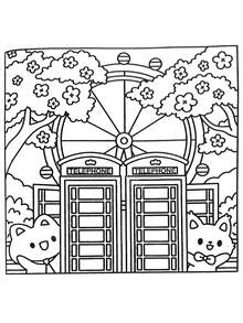 1pc CUTE LONDON: Coloring Book For Adults And Teens, Super Cute Designs Of Cozy,Release Emotions And Relieve Anxiety | Ideal Gift For Holidays And Special Occasions Back To School Coco Gifts Toys For Girls And Boys Teen Kids Toys - Multicolor - View 8