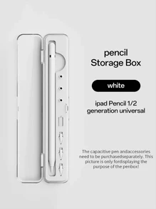 Custodia protettiva adattatore porta penne per Apple Pencil 1a e 2a generazione, elegante, durevole, compatta e portatile, adatta per penne per tablet iPad (penna e accessori non inclusi)