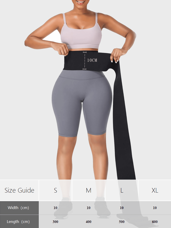 1 pièce Corset de maintien de taille pour femme, ceinture enveloppante élastique et ajustable, gaine abdominale post-partum