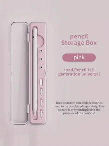 Custodia protettiva adattatore porta penne per Apple Pencil 1a e 2a generazione, elegante, durevole, compatta e portatile, adatta per penne per tablet iPad (penna e accessori non inclusi)