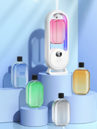 1pc Aroma Diffuser, Automatic Fragrance Sprayer With Room Fragrance, Humidifier, And Odor Eliminator Functions, Suitable For Bedroom, Living Room, Bathroom, Smart Timed Fragrance Release With Nano Atomization Technology, Variety Of Scents Available, Suitable For Commercial And Household Use, Random Color And Style