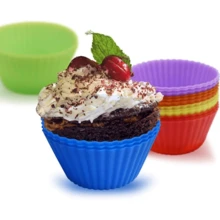 Cupcake Mini Muffin Baking Molds Kit 24 - 彩色 - 查看 3