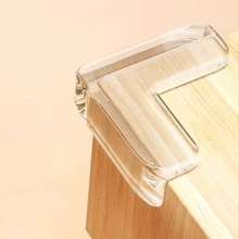 40pcs Transparent Corner Guards, Furniture Edge & Corner Protectors, L-Shaped, T-Shaped, Round Bumpers For Edges & Corners