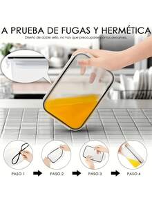 48-52 Pieces/Set Food Storage Container Set, Crisper, Easy Fix Lids (24 Lids + 24 Containers) (26 Lids + 26 Containers) - Sealed Plastic Containers For Pantry, Travel, Outdoor Picnics, Kitchen Organization, Free Labels And Tags - Transparent 52 Items - View 4