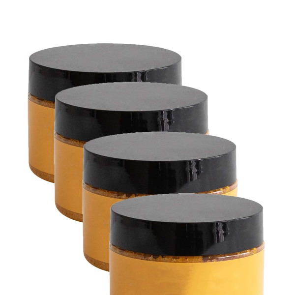 100g,Turmeric Scrub,Cleanses,Brightens The Skin, Removes Aged Keratin, Dullness And Black Deposits, And Rejuvenates, Moisturizes And Makes The Skin Smooth And Tender