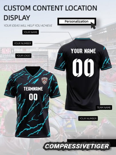 Customized Manchester Sports Sweatshirt For Men - Personalized Name & Number Printing Front & Back, Moisture-Wicking & Breathable - Red & Black Football Fan Version, Suitable For Soccer, Fitness, Casual Wear - Spring/Summer Training Outfit. Great Gift For Halloween, Thanksgiving, Christmas, New Year.