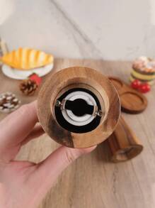 Customizable Personalized Wooden Salt & Pepper Grinder, Solid Wood Grinder, Kitchen Gift, Personalized Small Rosewood Salt & Pepper Mill, Gift, Practical Kitchen Tool, Useful Item, Thanksgiving/Labor Day Gift, Unique Creative - Primary Color - View 7