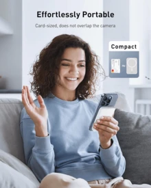 Magsafe 便携式充电器兼容 ，5,000mAh 20W 磁吸移动电源，快速充电无线电池组，配备 20W USB-C 接口，兼容 16/15/14/13/12 系列，2025 版本适合夏季假期户外旅行/露营和免提应急备用移动电源，适合送给家人、朋友、生日的礼物，磁性无线 Nan - 彩色 - 查看 4