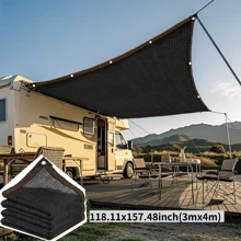 1pc High Density Sunshade Net, Suitable For RV, Patio, Balcony, Outdoor, Garden, Porch, Gazebo. Upgraded High-Quality Tear-Resistant Material, 78-90g/Sqm, Color May Vary - Multicolor - View 13