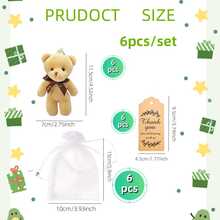 2 件/套 3 件/套 6 件/套 1~20 件 4.7 英寸小泰迪熊娃娃圣诞礼物、万圣节礼物毛绒动物毛绒玩具 DIY 钥匙扣包吊坠、婚礼生日礼盒娃娃玩具生日蛋糕婚礼装饰派对礼品用品饰品 DIY 配件、圣诞礼物、万圣节礼物 - 彩色 - 查看 7