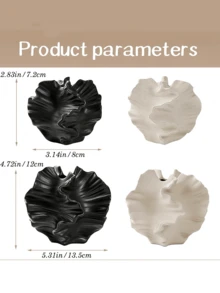 Decoração de vaso de resina criativa minimalista moderna, armário de TV de hall de sala de estar, vaso de decoração de mesa de escritório, vaso de flores artístico de luxo leve e sofisticado, decoração de mesa de chá estilo wabi sabi para casa, decoração de armário de TV, decoração - Multicolorido - Ver 10