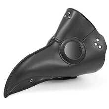 NetHong Halloween Plague Doctor Mask - Long Beak Nose Costume Fancy Dress UK Party - Black - View 9