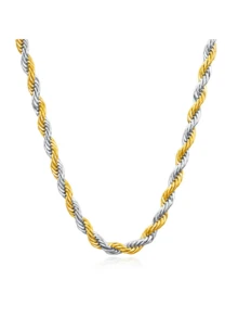 1 chiếc vòng cổ bằng thép không gỉ mạ vàng 18K dày dành cho nữ, thiết kế nhiều lớp, nhiều kích cỡ, phù hợp với trang phục đi biển mùa hè, quà tặng ngày lễ tình nhân - Nhiều màu - Xem 2