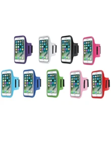 运动防水手机臂套，跑步手机臂带，适用于6英寸以下手机的防水臂带 - 防汗健身手机支架，带可调节肩带和钥匙袋，可调节健身臂包支架，骑行臂包，适合步行、健身房、锻炼、跑步、户外、健身、骑行，可收纳手机和小物件，健身包，跑步配件，女士运动包，运动健身包，男士旅行包，旅行必备，耐用，适合徒步旅行。 - 彩色 - 查看 7