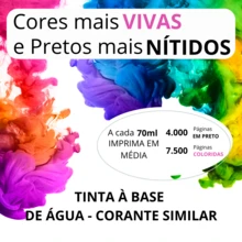 1 Tinta PRETA Compatível Epson 664 100ml Para Impressora ET‑2500/2550/2600/2650/3600/4500/16500/14000 e série L (L100–L565)