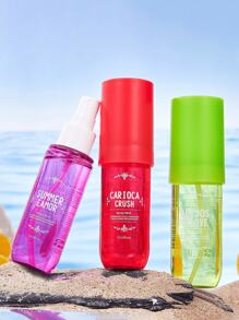 1pc/4pcs/5pcs 40ml/90ml Brazilian Collection Spray Mist With Gift Box, Limit Edition Aromatherapy Indoor, Outdoor Air Freshener Fragrance Multi-Layered Heightened State Of Bliss Spray With Long Lasting Natural Fresh Charming Essentials, Releasing Elegant Janeiro Vanilla Coconut Floral Fruity Citrus Wood Aquatic Ocean Sea Scent For Dating, Party, Gathering, Traveling, Holiday, Home, Hotel, Office, Ideal Gift For Family, Relatives And Friends
