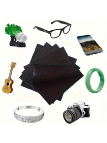 Pano de limpeza reutilizável para óculos, joias, eletrônicos e outros produtos de limpeza multiuso, 100/50/30/20/10/5 peças