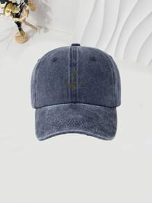 1pc Anchor Printed Baseball Cap, Washable & Adjustable, Fashion Breathable Versatile Sun Hat, Suitable For Outdoor, Holiday Gift - Anchor - View 3